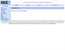 Tablet Screenshot of classads.nccray.com